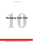 Managing Undo Data