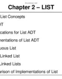 CSE Faculty - Chapter 2 : LIST