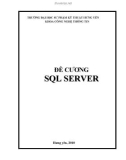 Đề cương SQL server