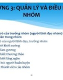 Bài giảng Kỹ năng làm việc nhóm: Chương 3 - Trần Thị Hà Nghĩa