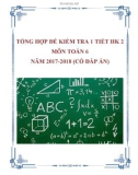 Tổng hợp đề kiểm tra 1 tiết HK 2 môn Toán 6 năm 2017-2018 có đáp án