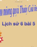 Bài giảng Lịch sử 6 bài 5: Các quốc gia cổ đại phương Tây