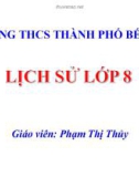 Bài giảng môn Lịch sử lớp 8 - Chương 3: Châu Á thế kỉ XVIII - đầu thế kỉ XX