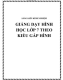 SKKN: Giảng dạy Hình học lớp 7 theo kiểu gấp hình