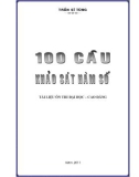 100 câu khảo sát hàm số_Tài liệu ôn thi đại học - cao đẳng