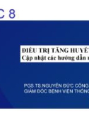 Điều trị tăng huyết áp cập nhật các hướng dẫn mới