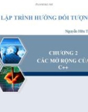 Bài giảng Lập trình hướng đối tượng: Chương 2 - Nguyễn Hữu Thể