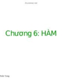 Chương 6: HÀM