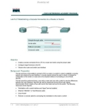 Lab 5.2.7 Establishing a Console Connection to a Router or Switch