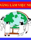 Bài giảng Kỹ năng làm việc theo nhóm