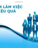 Bài giảng Nhóm làm việc hiệu quả