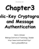 Public-Key Cryptography and Message Authentication