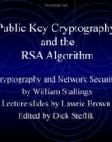 Public Key Cryptography and the RSA Algorithm