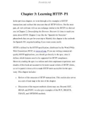 Web Client Programming with Perl-Chapter 3: Learning HTTP- P1