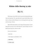 Khám chấn thương sọ não (Kỳ 1)