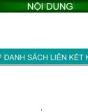 Bài giảng Cấu trúc dữ liệu và giải thuật 1: Chương 5