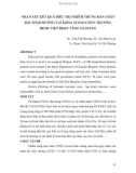 Nhận xét kết quả điều trị nhiễm trùng bàn chân đái tháo đường tại khoa ngoại chấn thương Bệnh viện ĐKKV tỉnh An Giang