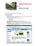 DREAWEAVE R8SITE CỤC BỘBÀI 6 NGÀY 4.8.2006 SOẠN THEO SÁCH KS TRẦN VIỆT AN I.MỘT