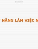 Bài giảng kỹ năng làm việc nhóm