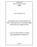 Luận văn Thạc sĩ Sinh học: Thành phần loài và sự phân bố quần xã thực vật hạt kín vùng cát tại xã Hải Thiện, huyện Hải Lăng, tỉnh Quảng Trị