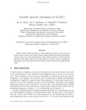 Báo cáo toán học: Growth rates for subclasses of Av(321)