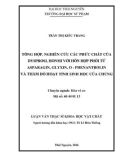 Luận văn Thạc sĩ Khoa học vật chất: Tổng hợp, nghiên cứu phức chất của dysprosi, honmi với hỗn hợp phối tử asparagin, glyxin, o-phenantrolin và thăm dò hoạt tính sinh học của chúng