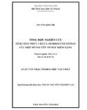 Luận văn Thạc sĩ Khoa học vật chất: Tổng hợp, nghiên cứu tính chất phức chất 2- hyđroxynicotinat của một số nguyên tố đất hiếm nặng