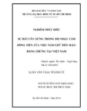 Luận văn Thạc sĩ Kinh tế: Sự bất cân xứng trong độ nhạy cảm dòng tiền của việc nắm giữ tiền mặt - Bằng chứng tại Việt Nam - Nghiêm Phúc Hiếu