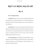 HẸP VAN ĐỘNG MẠCH CHỦ (Kỳ 3)