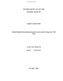 Luận văn Thạc sĩ Kinh tế chính trị: Sự hình thành thị trường hàng hóa giao sau cho một số nông sản ở Việt Nam