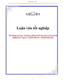 Luận văn tốt nghiệp: Xây dựng cấu trúc vốn tối ưu nhằm tối đa hóa giá trị của doanh nghiệp tại Công ty Cổ phần Đầu tư – Kinh doanh nhà