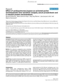 Báo cáo y học: Effect of cardiopulmonary bypass on activated partial thromboplastin time waveform analysis, serum procalcitonin and C-reactive protein concentrations