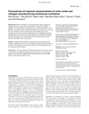 Báo cáo y học: Fluctuations of inspired concentrations of nitric oxide and nitrogen dioxide during mechanical ventilation