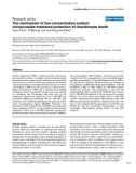 Báo cáo y học: The mechanism of low-concentration sodium nitroprusside-mediated protection of chondrocyte deat