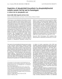 Báo cáo khoa học: Regulation of phospholipid biosynthesis by phosphatidylinositol transfer protein Sec14p and its homologues