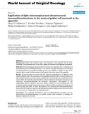 Báo cáo khoa học: Application of light microscopical and ultrastructural immunohistochemistry in the study of goblet cell carcinoid in the appendix