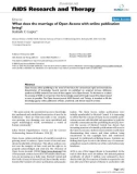 Báo cáo y học: What does the marriage of Open Access with online publication bring