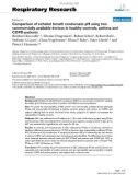 Báo cáo y học: Comparison of exhaled breath condensate pH using two commercially available devices in healthy controls, asthma and COPD patients