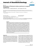 báo cáo khoa học: Examination of Cholesterol oxidase attachment to magnetic nanoparticles