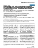 Báo cáo y học: proximal interphalangeal joints in rheumatoid arthritis: a comparison with magnetic resonance imaging, conventional radiography and clinical examination