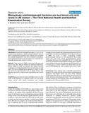 Báo cáo y học: Menopause, postmenopausal hormone use and serum uric acid levels in US women – The Third National Health and Nutrition Examination Survey