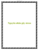 Nguyên nhân gây stress