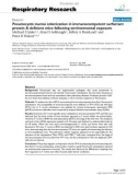 Báo cáo y học: Pneumocystis murina colonization in immunocompetent surfactant protein A deficient mice following environmental exposure