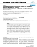 Báo cáo sinh học: Comparison of classification methods for detecting associations between SNPs and chick mortalit