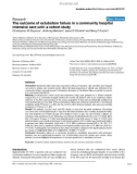 Báo cáo y học: The outcome of extubation failure in a community hospital intensive care unit: a cohort study