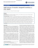 báo cáo khoa học: Lipid rescue of massive verapamil overdose: a case report