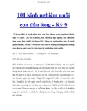 101 kinh nghiệm nuôi con đầu lòng - Kỳ 9