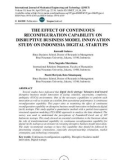 The effect of continuous reconfiguration capability on disruptive business model innovation study on Indonesia digital startups