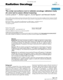 Báo cáo khoa học: The script concordance test in radiation oncology: validation study of a new tool to assess clinical reasoning