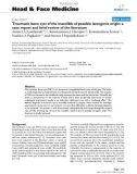 báo cáo khoa học: Traumatic bone cyst of the mandible of possible iatrogenic origin: a case report and brief review of the literature